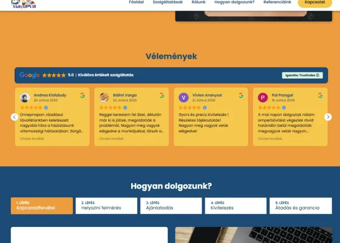 Google vélemények beágyazása - WN Sales