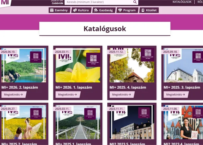 Katalógusok megjelenítése listában - WN Sales